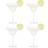 Bodum Oktett Cocktailglas 25cl 4st