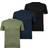 HUGO BOSS Classic T-shirt 3 pack - Navy/Green/Black