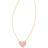 Kendra Scott Ari Heart Pendant Necklace - Gold/Opal