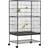 Pawhut 52'' Rolling Steel Bird Cage Large