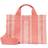 PINK Canvas Mini Tote Bag - Passion Pink