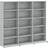 vidaXL 815484 Gray Sonoma Oak Bokhylla 89.5cm