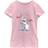 Disney Frozen Girl's Love Is in the Air Olaf Graphic Tee - Light Pink