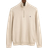 Gant Classic Shirt With Half Zip - Light Beige Melange