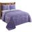 Better trends Trevor Bedspread Purple (279.4x203.2cm)