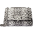 Michael Kors Parker Extra Large Snake Embossed Leather Shoulder Bag - Grey
