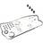 Ashika 48-02-267 Packningssats, topplock TOYOTA: RAV4 III