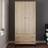 The Range Salford Sonoma Oak Wardrobe 78.3x175cm