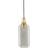 Normann Copenhagen Amp Large Smoke/Brass Pendant Lamp ∅ 11.2cm