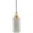 Normann Copenhagen Amp Large Smoke/Brass Pendant Lamp 11.2cm