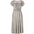 Swing Shimmering Jersey Midi Dress - Gold