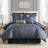 Waterford Brennigan Bedspread Blue (279.4x243.8cm)