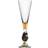 Orrefors Nobel The Sparkling Devil Dark Grey Champagne Glass 19cl