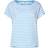 Mads Nørgaard Stripe Torva Tee - Alaskan Blue/Brilliant White