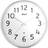 Mebus Modern Silver Wall Clock 30cm