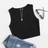 Shein Solid Crop Tank Top