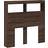 vidaXL Cabinet with LED Brown Oak 100x17x102 cm Headboard