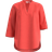 s.Oliver 3/4 Sleeves Linen Blouse - Coral