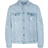 Karl Kani Paintsplatter Denim Trucker Jacket - Bleached Blue/White