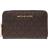 Michael Kors Small Logo And Leather Wallet - Brown/Acorn