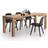 Mobili Fiver First Extendable Rustic Oak Dining Table 80x120cm