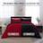 Basic Beyond Reversible Quilts Red, Black (223x223cm)