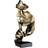 Aboxoo Thinker Statue Slilence Gold Figurine 28.4cm