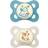 Mam night soother blue 2-6m 2pk