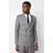 Burton Mens Slim Herringbone Suit Jacket Grey 42L