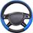 Car Pass Line Rider Microfiber Leather Sporty Steering Wheel Cover