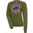 Antigua Chicago Cubs Olive Victory Pullover Sweatshirt Women's