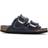 Birkenstock Arizona Big Buckle Shearling Oiled Leather - Midnight Blue