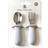 Jack o Juno Glacier Grey Cutlery Set 2 Pcs
