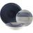 Versa Leanne Dark Blue Dinner Set 18pcs