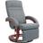 Homcom Manual Recliner Grey Armchair 100cm