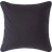 Homescapes Cotton Plain Cushion Cover Black (60x60cm)