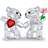 Swarovski Kris Bear Happy Together Multicolour Prydnadsfigur 5.7cm