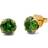 Kate Spade Pop of Joy Spade Flower Studs - Gold/Green