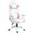 Homcom Gaming Chair for Adults Faux Leather Computer Chair w/ 3D Armrests Pink