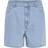 Pieces Abbi Mw Jeans Shorts - Light Blue Denim