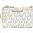 Michael Kors Jet Set Travel Small Signature Logo Coin Purse - Vanilla