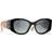 Chanel Polarised Pillow Sunglasses CH5524 - Black/Beige