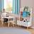 Liberty House Toys Kids White Bookcase and Storage Cabinet