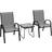 OutSunny 3PCs Bistro Set, 1 Table incl. 2 Chairs