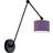ModernMoments Bloomingdale Purple/Black Wall light