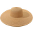 Shein Women's 1 piece straw hat with bohemian for summer