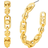 Michael Kors Astor Medium Precious Link Hoop Earrings - Gold