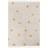 Beliani Kids Room Rug 140 x 200 cm Beige Yellow 55.1x78.7"