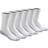 Dickies Moisture Control Crew Work Socks 6-pack - White