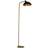 DYBERG LARSEN Futura Black/Brass Floor Lamp 145cm